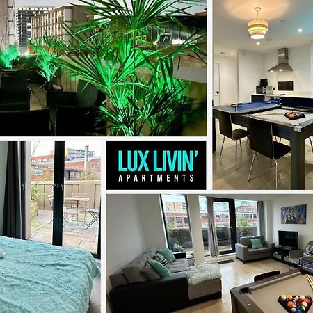 Lux Livin' Apartments - Luxury 2 Bed Apartment With Sky Garden Manchester Exteriör bild