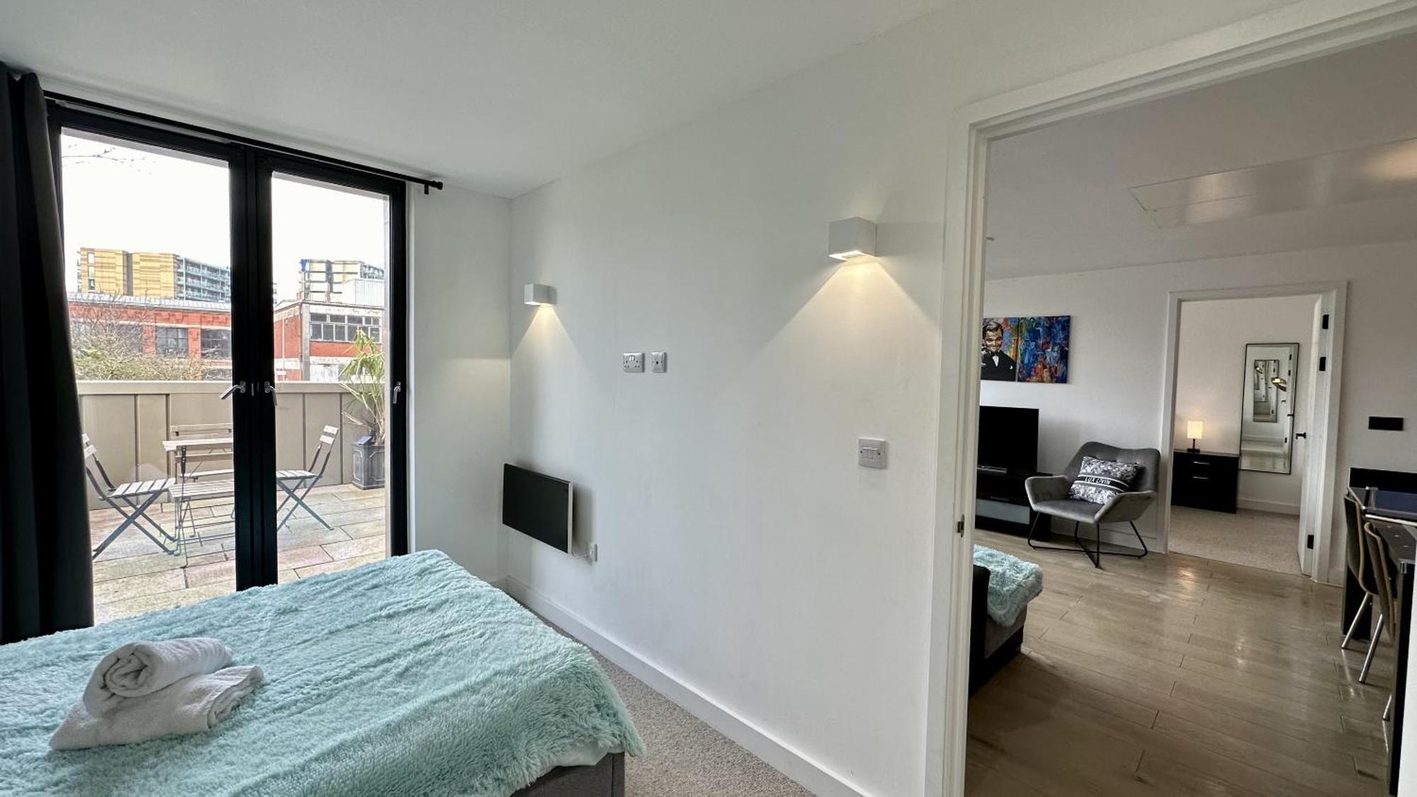 Lux Livin' Apartments - Luxury 2 Bed Apartment With Sky Garden Manchester Exteriör bild