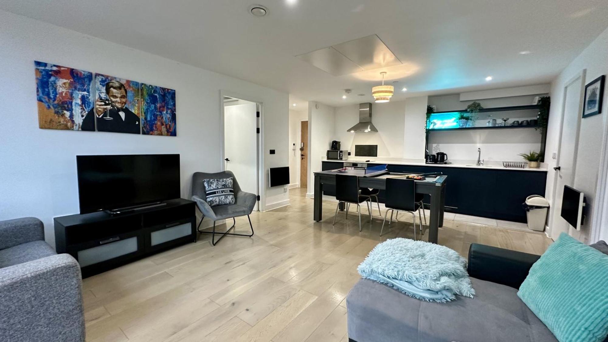 Lux Livin' Apartments - Luxury 2 Bed Apartment With Sky Garden Manchester Exteriör bild